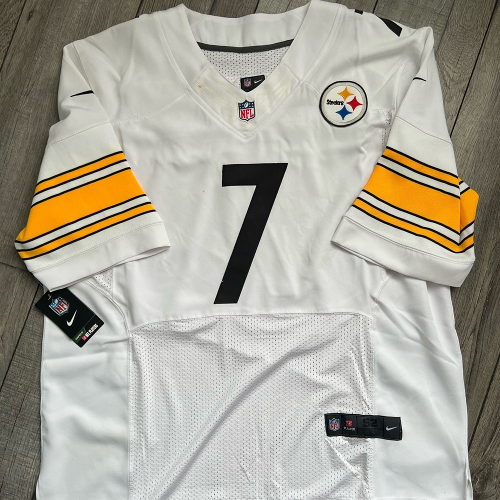 Nike Steelers Roethlisberger On Field Jersey Size 52 Men’s 2XL